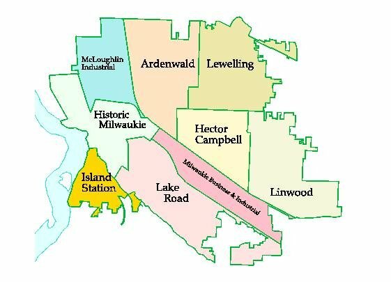 Neighborhood Districts Map